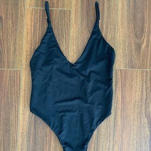 Myra Swim THE JORDYN One Piece Black Sz Small